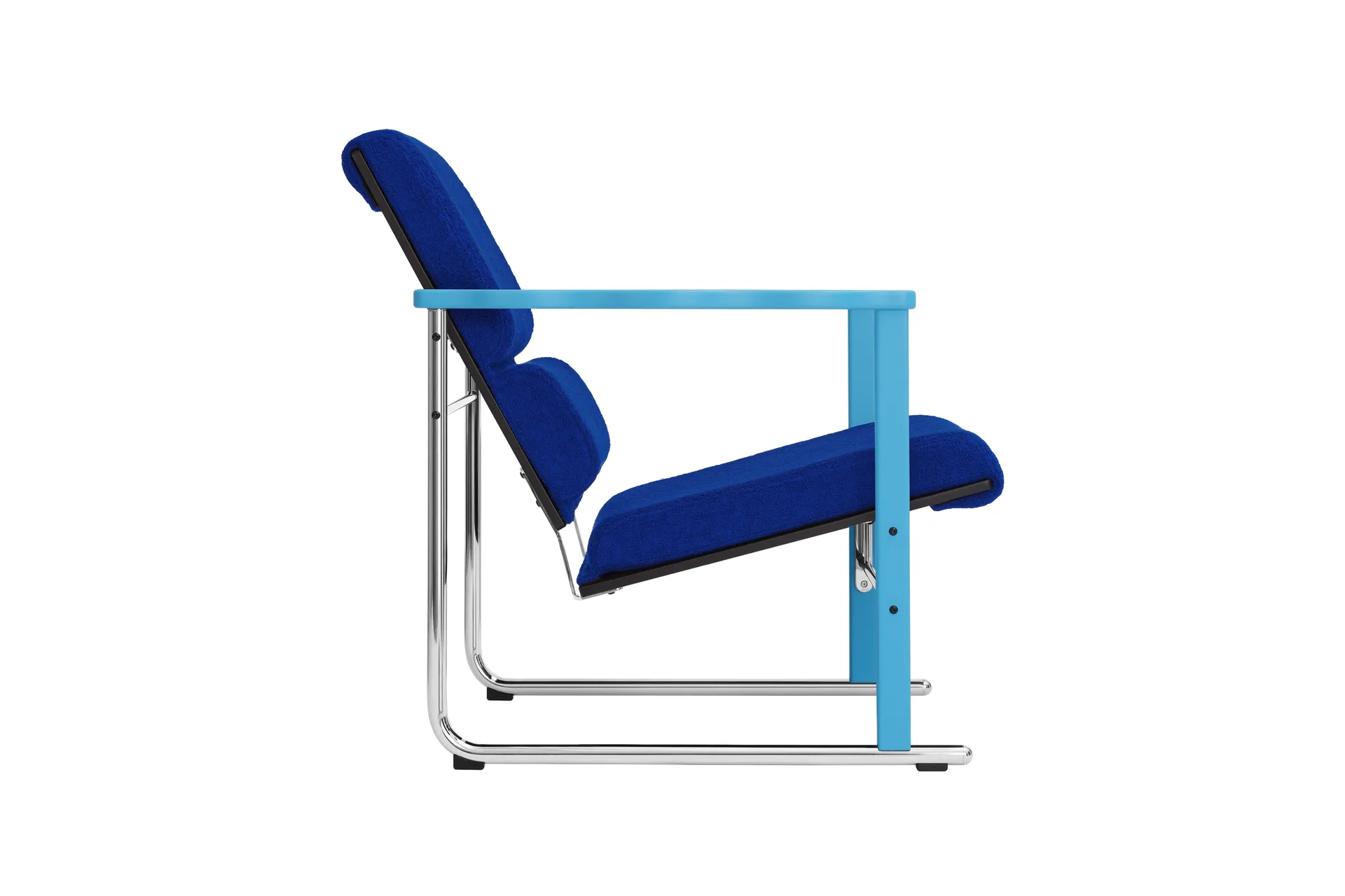 Experiment 502 lounge chair, Blue-ultramarine Hem