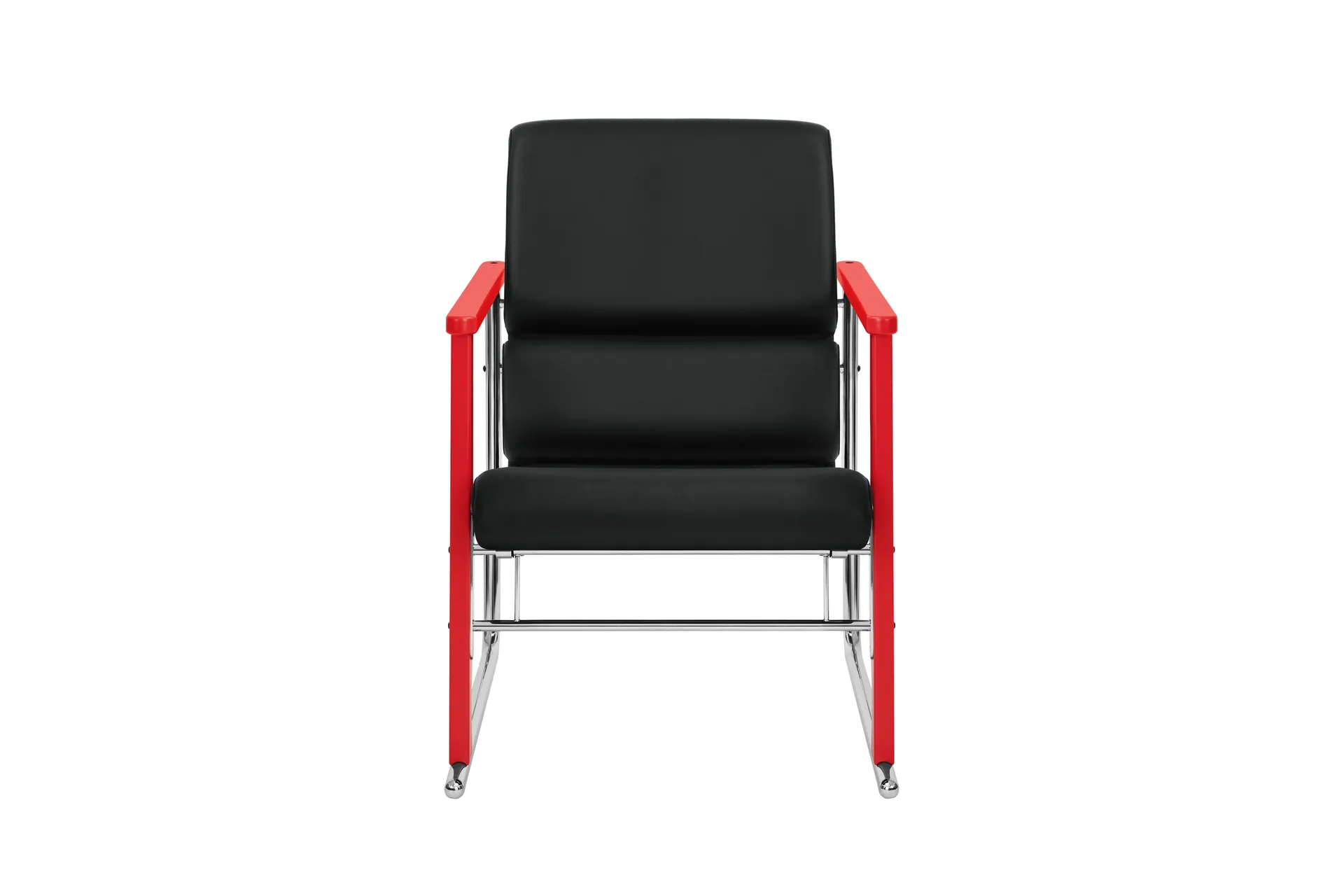 Experiment 503 lounge chair, Red-black leather Hem