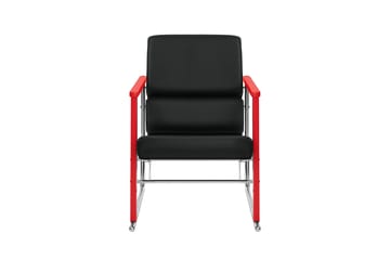 Experiment 503 lounge chair - Red-black leather - Hem