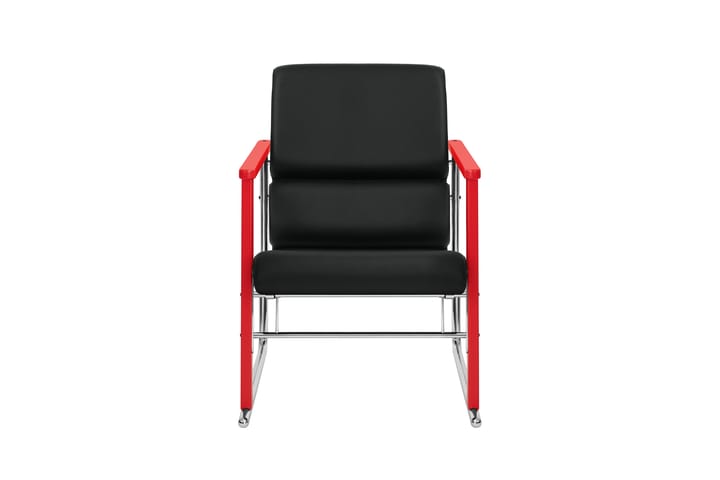Experiment 503 lounge chair, Red-black leather Hem