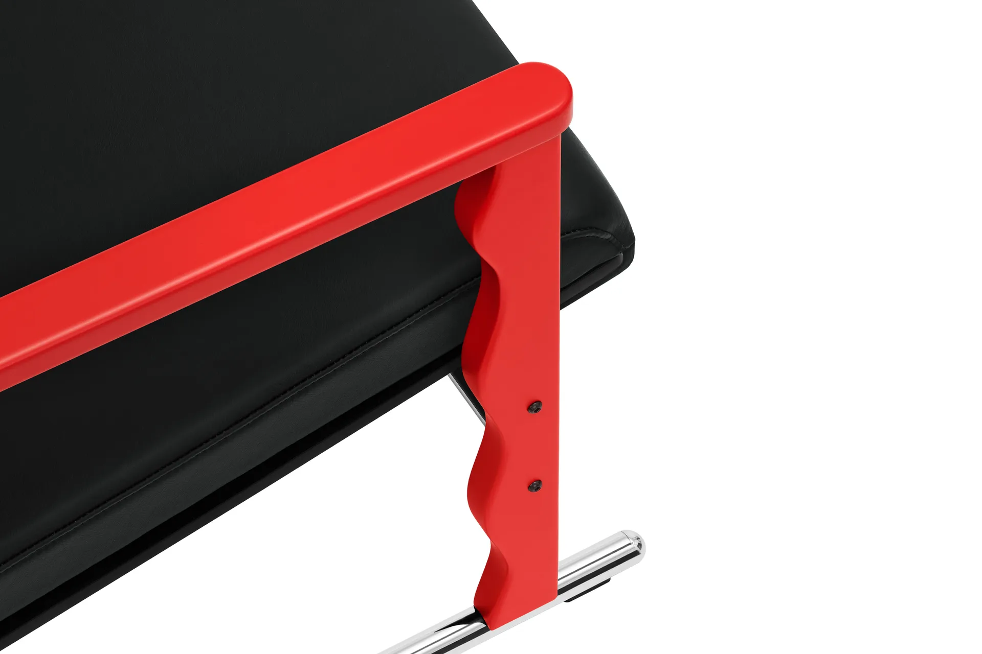 Experiment 503 lounge chair, Red-black leather Hem
