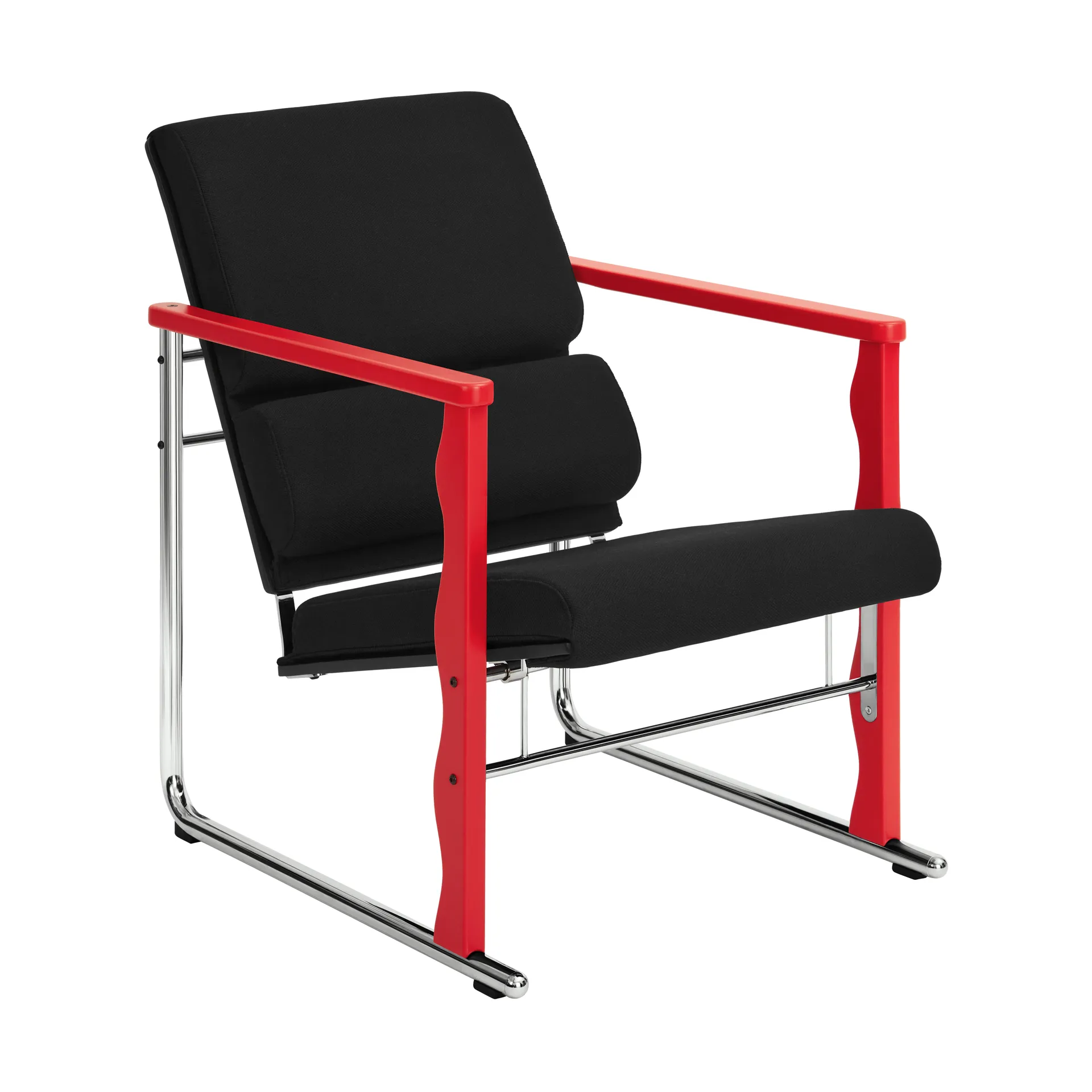 Experiment 503 lounge chair, Red-black Hem