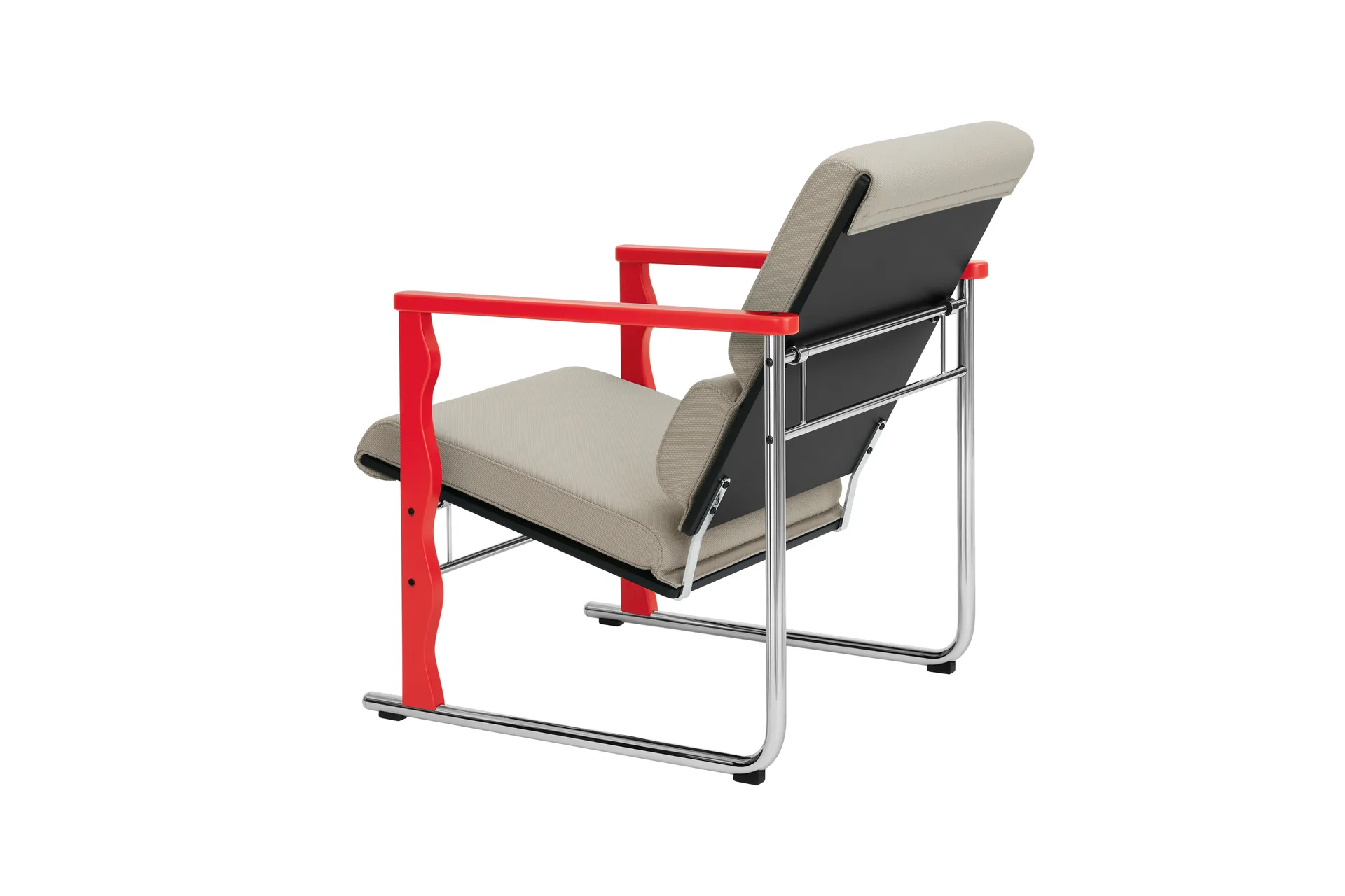 Experiment 503 lounge chair, Red-light beige Hem