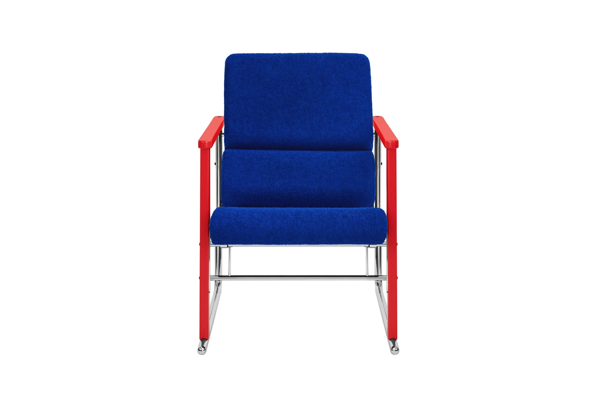 Experiment 503 lounge chair, Red-ultramarine Hem
