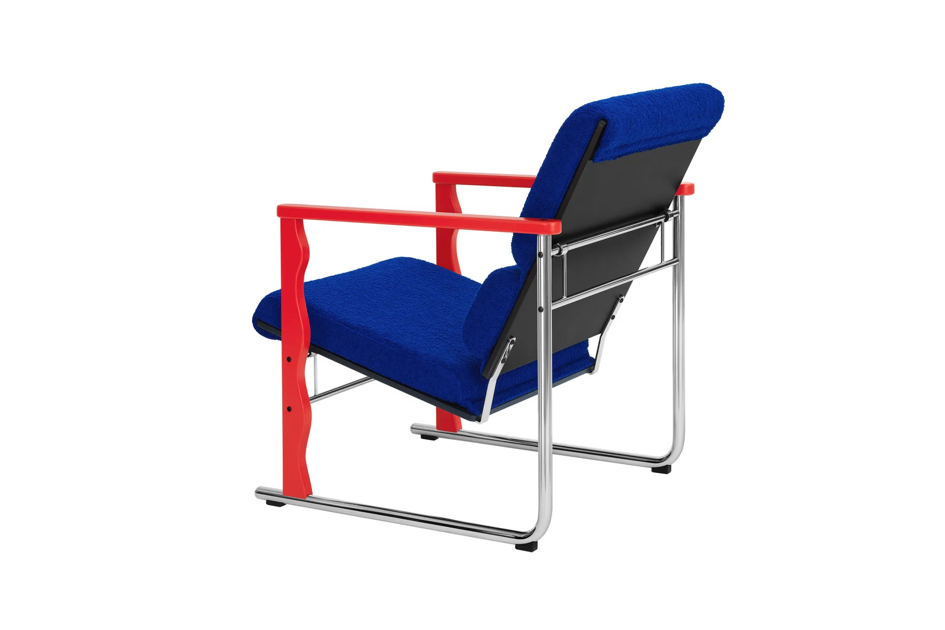 Experiment 503 lounge chair, Red-ultramarine Hem