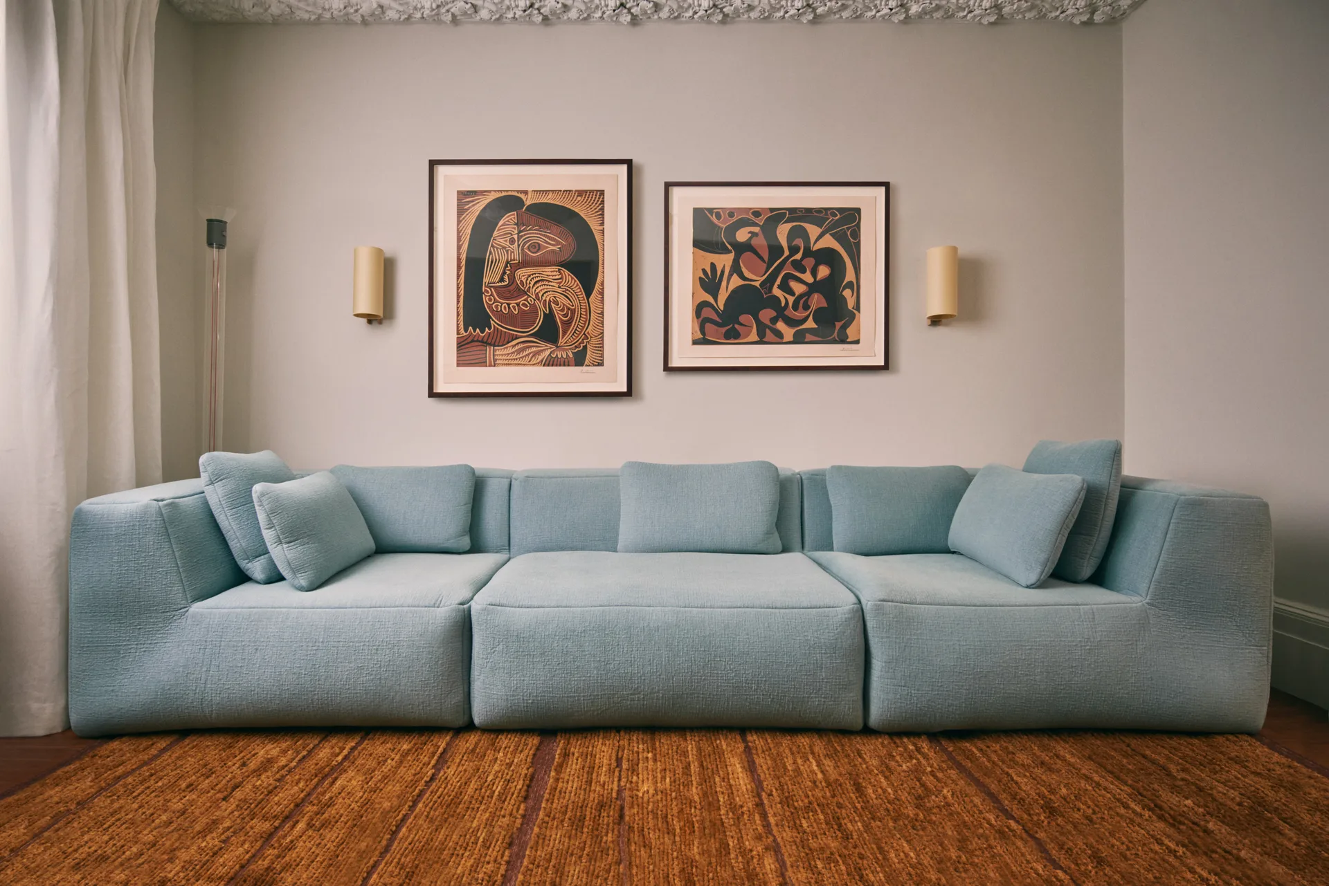 Great 3-seater sofa 330 cm, Autumn 0361 Hem