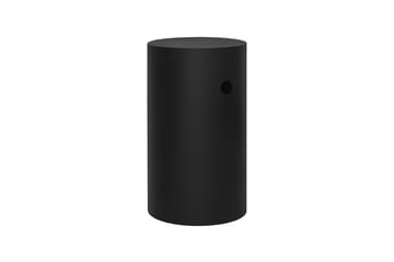 Hide pedestal Ø38x68 cm - Jet black textured - Hem