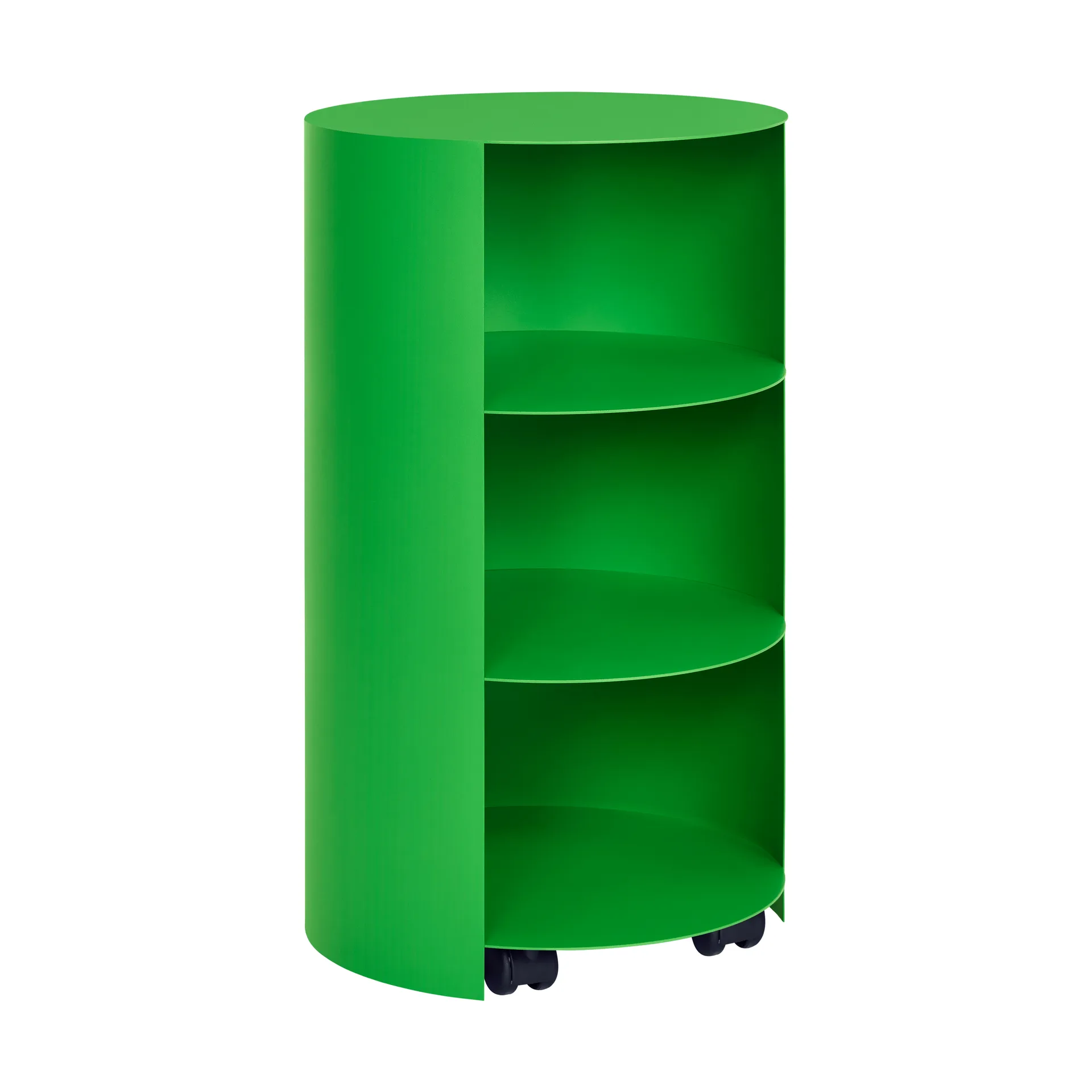 Hide pedestal Ø38x68 cm, Pure green textured Hem