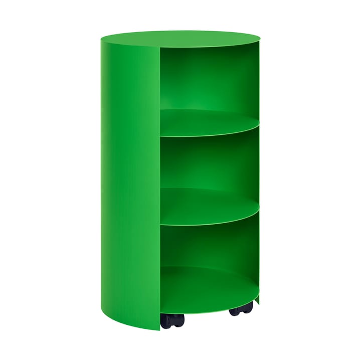 Hide pedestal Ø38x68 cm - Pure green textured - Hem
