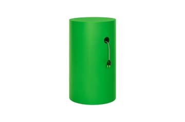 Hide pedestal Ø38x68 cm - Pure green textured - Hem