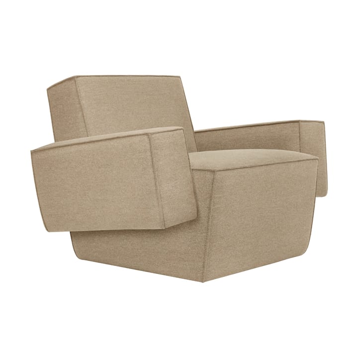 Hunk lounge chair with arm rest - Beige - Hem