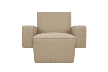 Hunk lounge chair with arm rest - Beige - Hem