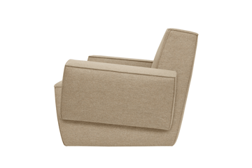 Hunk lounge chair with arm rest - Beige - Hem