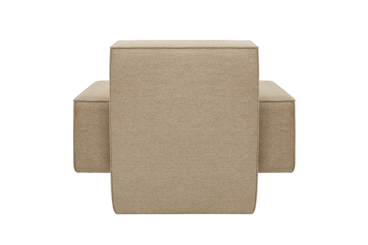 Hunk lounge chair with arm rest, Beige Hem