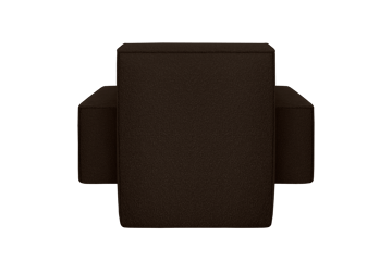 Hunk lounge chair with arm rest - Chocolate - Hem