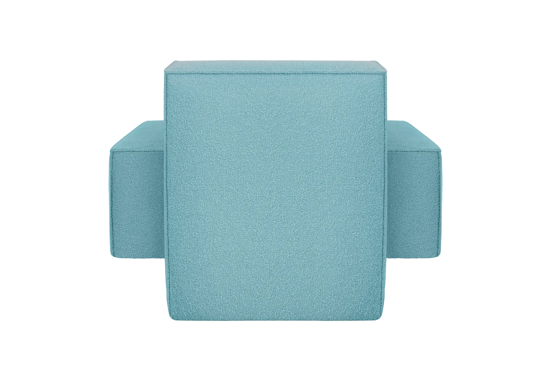 Hunk lounge chair with arm rest, Icicle Hem