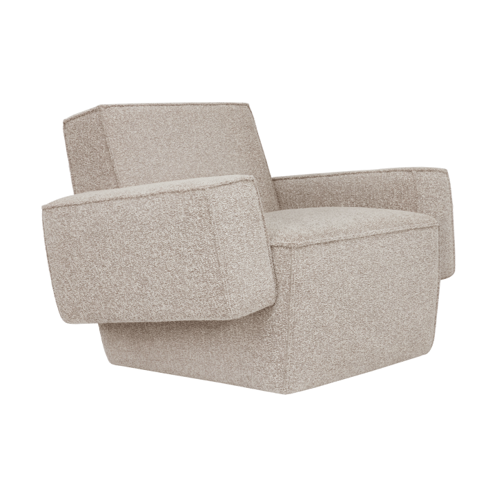 Hunk lounge chair with arm rest - Swan - Hem