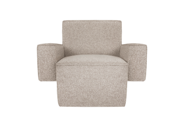 Hunk lounge chair with arm rest - Swan - Hem