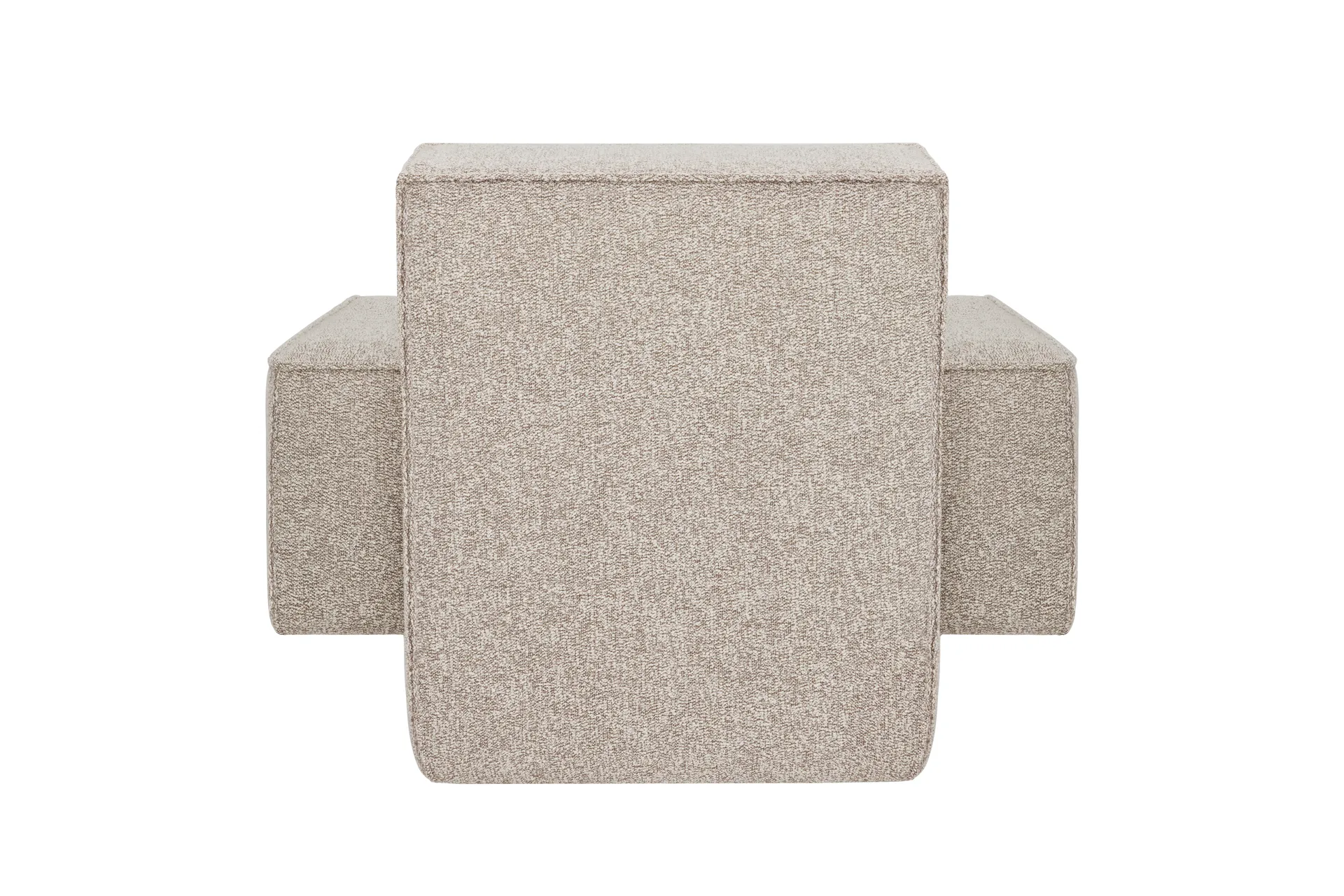 Hunk lounge chair with arm rest, Swan Hem