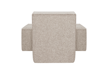 Hunk lounge chair with arm rest - Swan - Hem