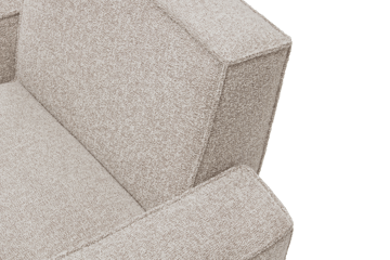 Hunk lounge chair with arm rest - Swan - Hem
