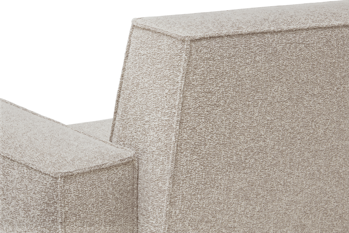 Hunk lounge chair with arm rest, Swan Hem
