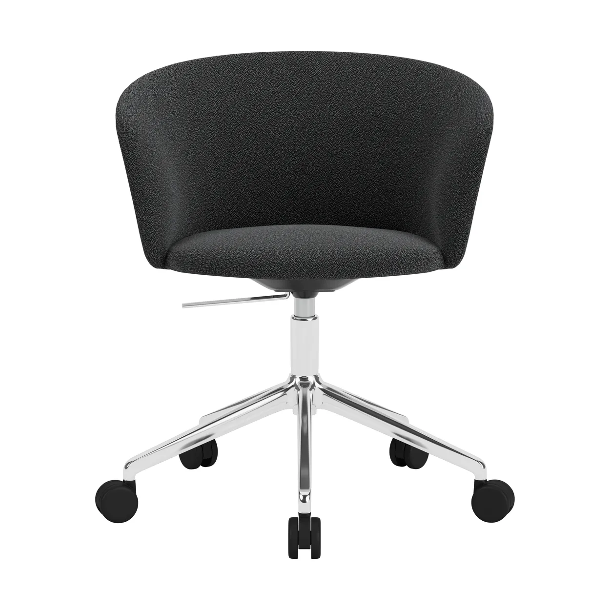 Hem Kendo Swivel office chair with 5 wheels Graphite-polished aluminium