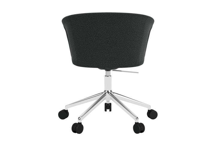 Kendo Swivel office chair with 5 wheels, Graphite-polished aluminium Hem