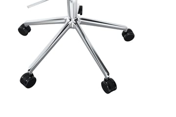 Kendo Swivel office chair with 5 wheels - Icicle-polished aluminium - Hem