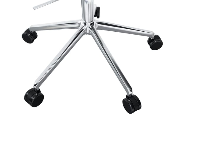 Kendo Swivel office chair with 5 wheels, Icicle-polished aluminium Hem