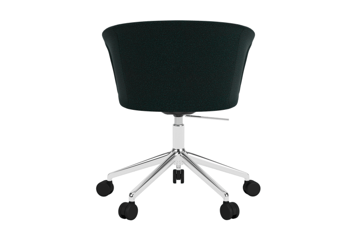 Kendo Swivel office chair with 5 wheels, Pine-polished aluminium Hem