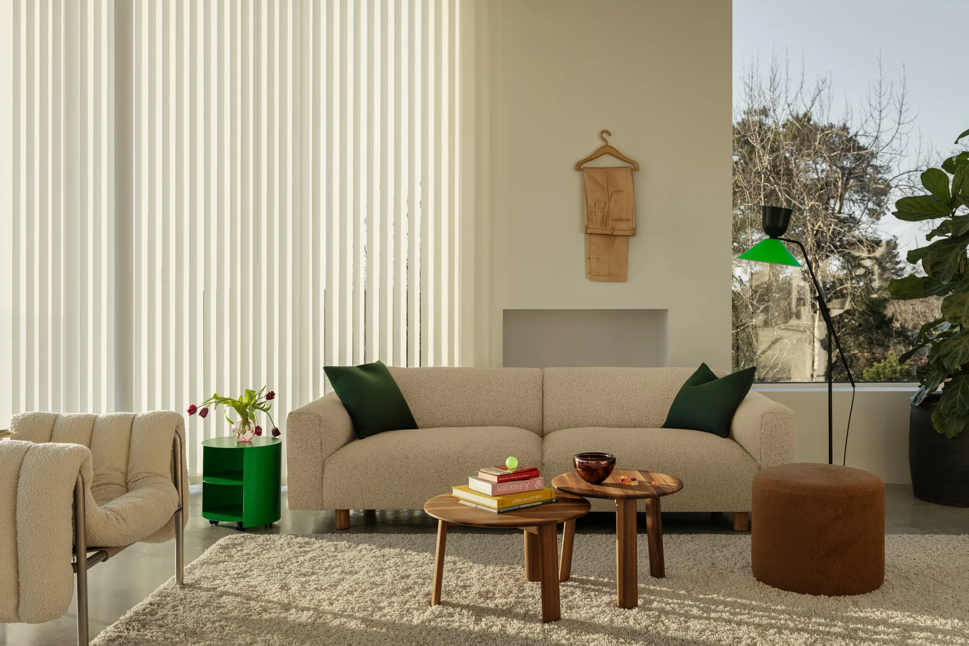 Koti 2-seater sofa 200 cm, Eggshell Hem