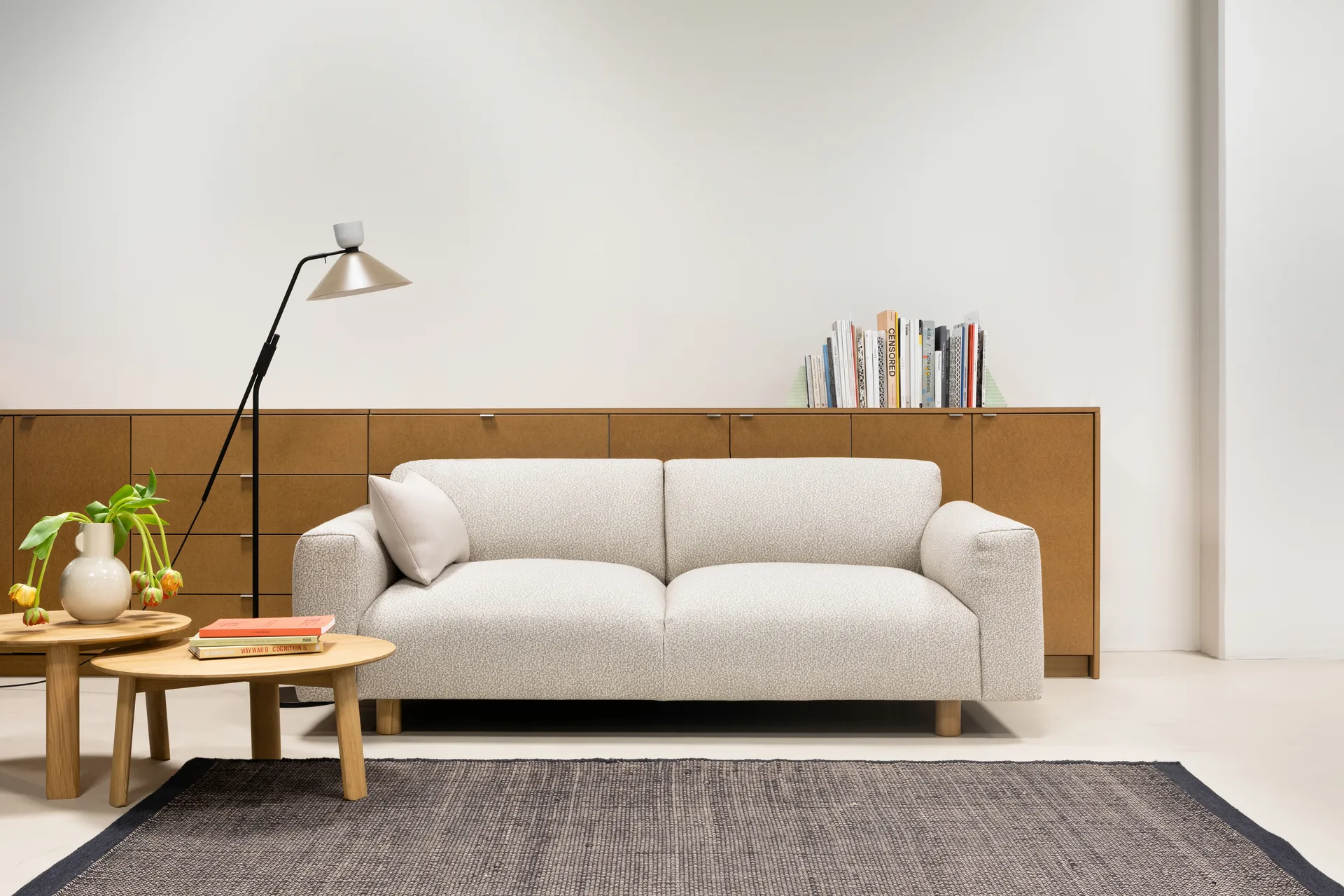 Koti 2-seater sofa 200 cm, Eggshell Hem