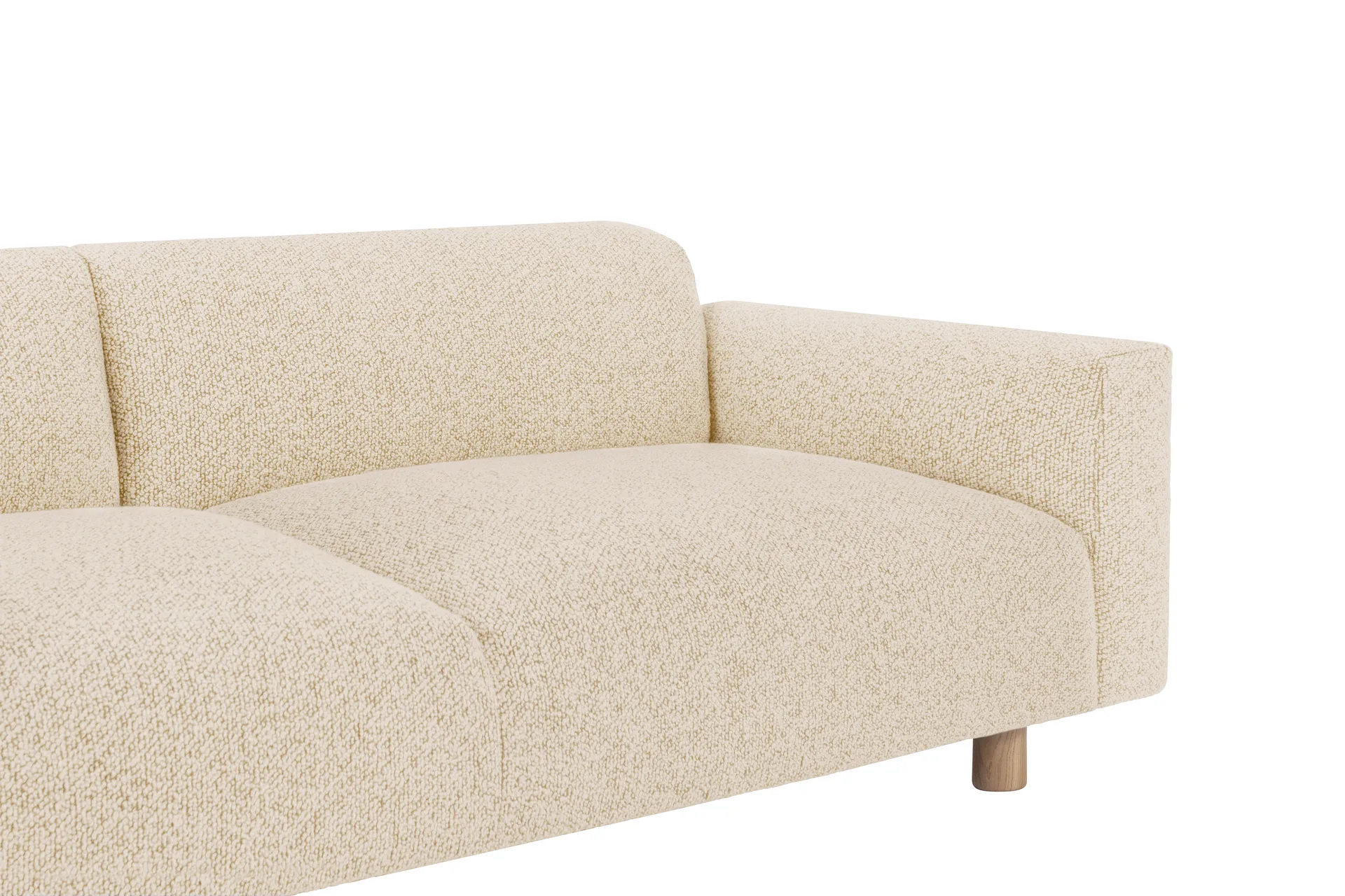 Koti 3-seater sofa 240 cm, Eggshell Hem