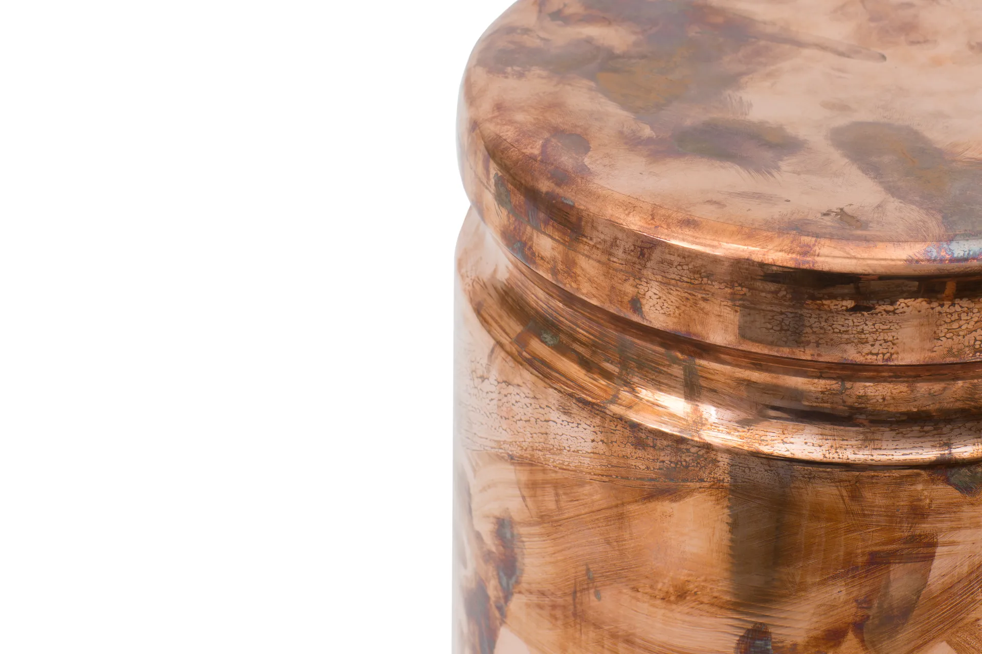 Last round stool Ø32x44 cm, Copper Hem