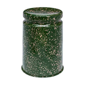 Last round stool Ø32x44 cm - Green-pink splatter - Hem