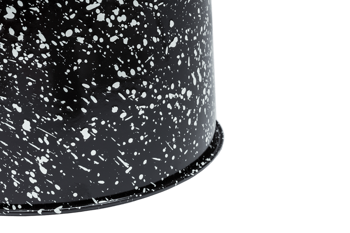 Last stool Ø32x44 cm, Black-white splatter Hem