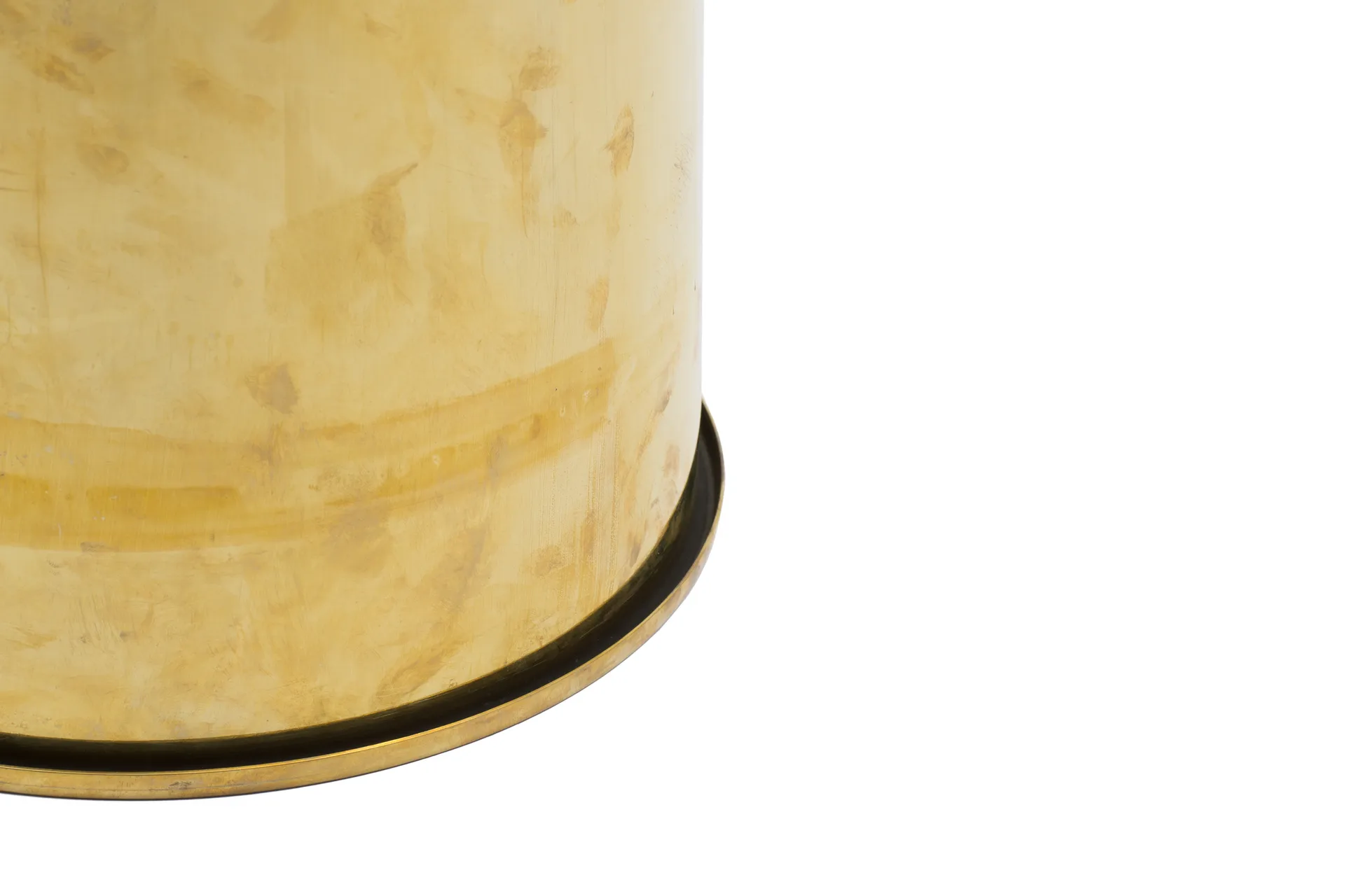 Last stool Ø32x44 cm, Brass Hem