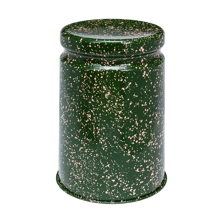 Last stool Ø32x44 cm - Green-pink splatter, Ø32x44 cm - Hem