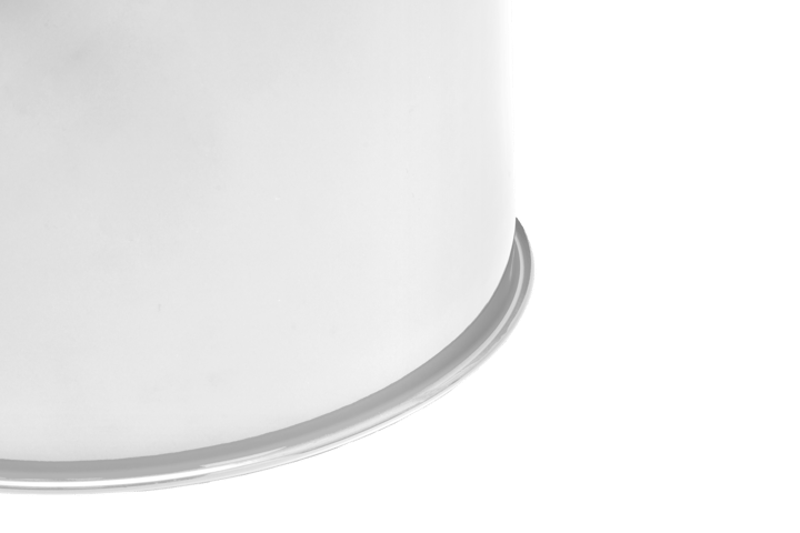 Last stool Ø32x44 cm, White Hem