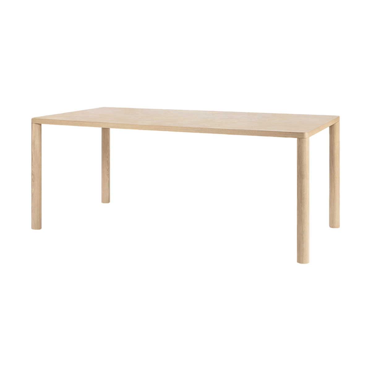 Hem Log dining table 90x180 cm Oak | Scandinavian Design | Dining tables | Brown