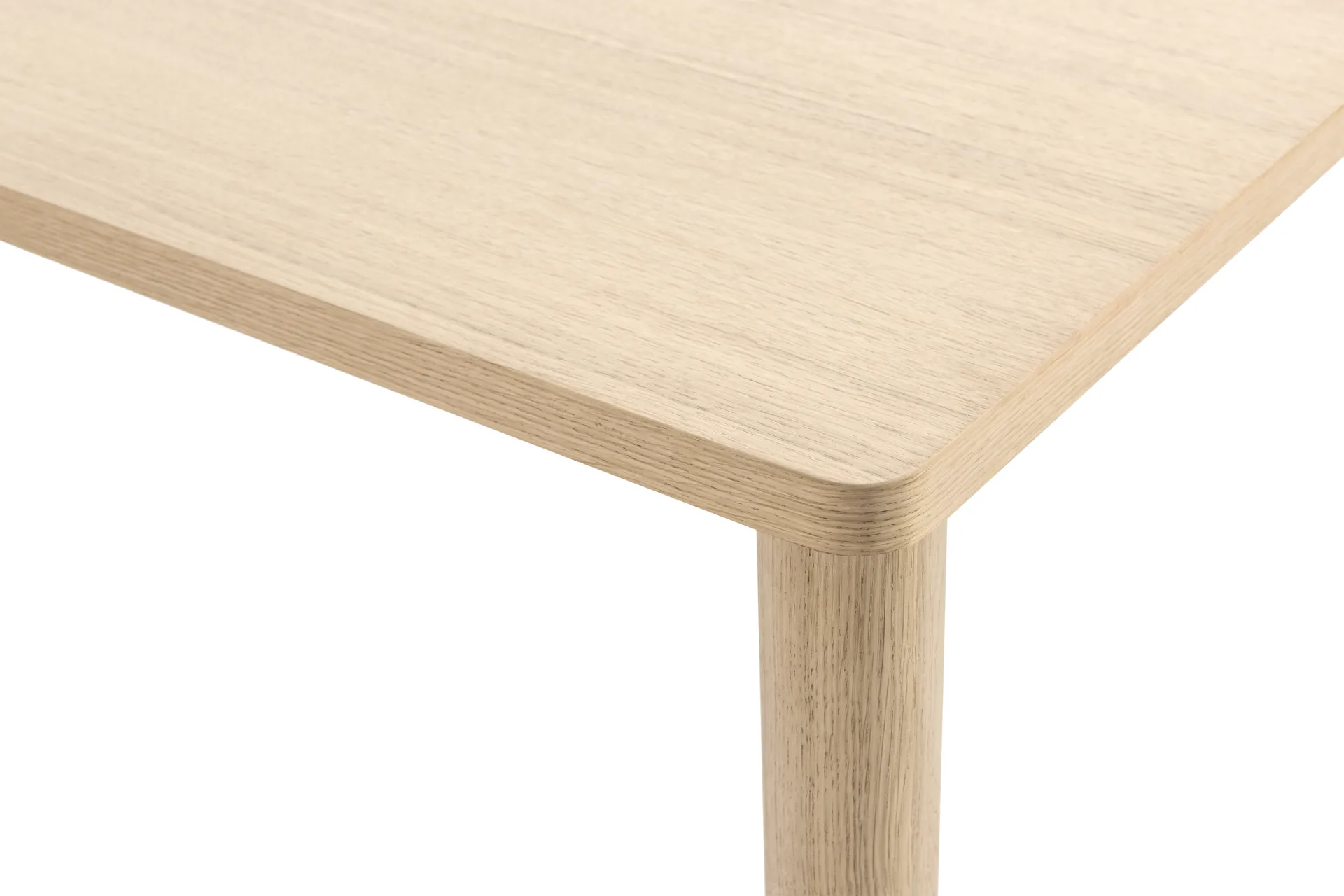 Log dining table 90x180 cm, Oak Hem