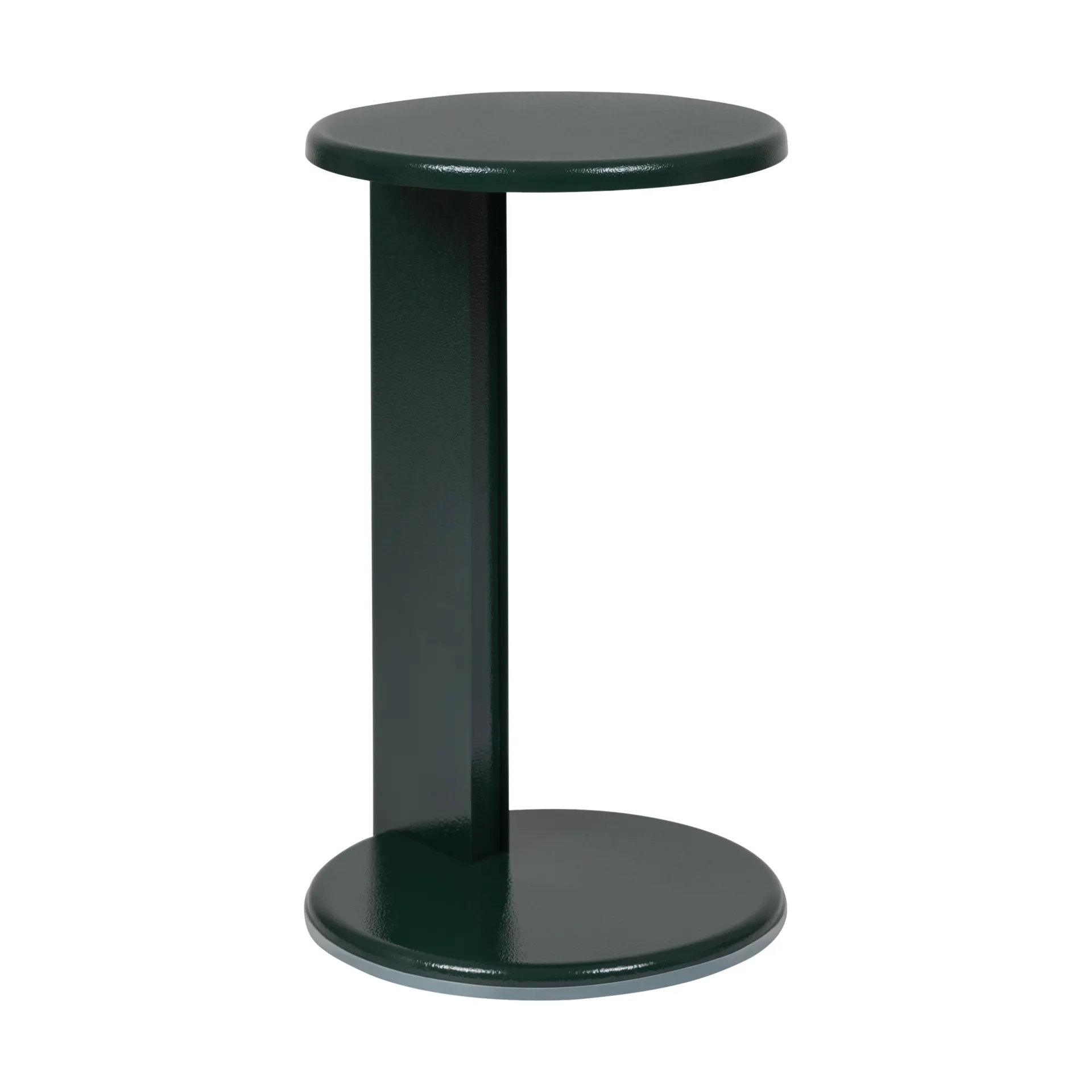 Lolly side table 56 cm, Black green gloss Hem