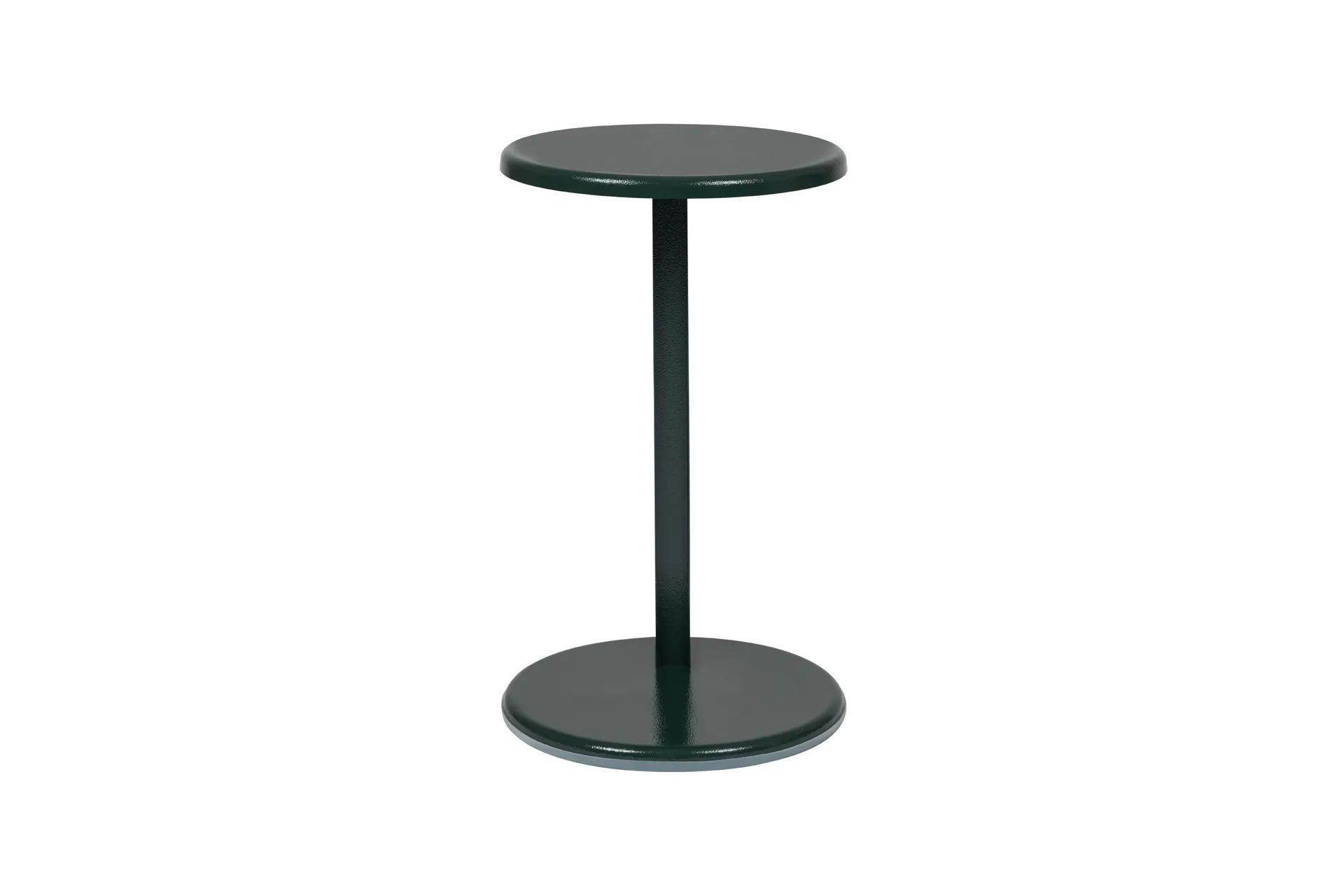 Lolly side table 56 cm, Black green gloss Hem