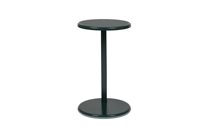 Lolly side table 56 cm, Black green gloss Hem