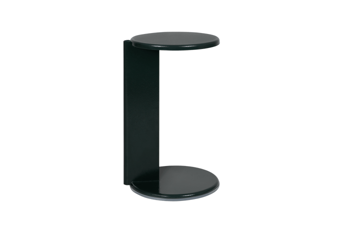 Lolly side table 56 cm, Black green gloss Hem