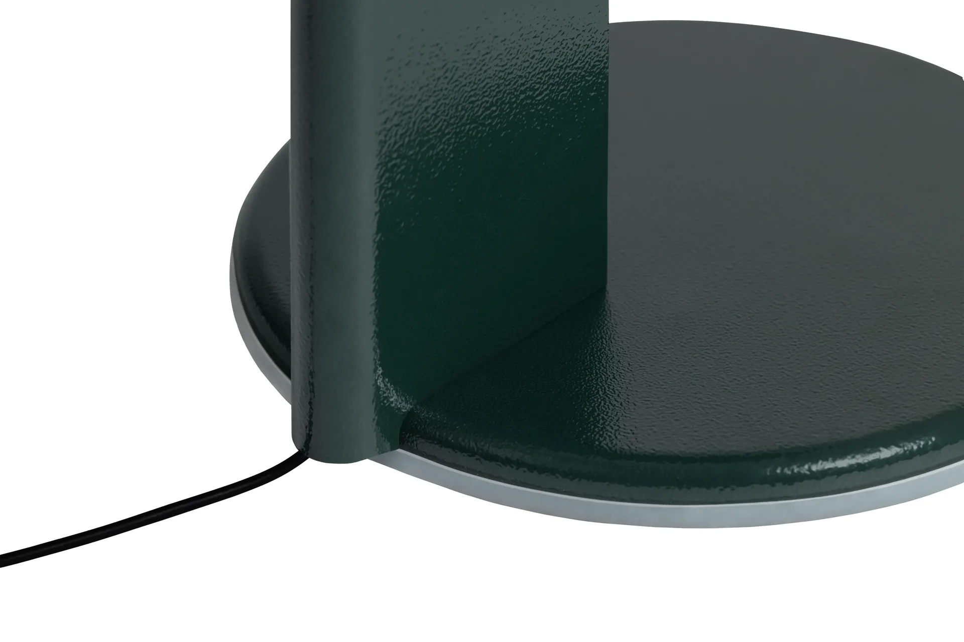 Lolly side table 56 cm, Black green gloss Hem