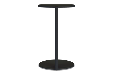 Lolly side table 56 cm - Black grey matte - Hem