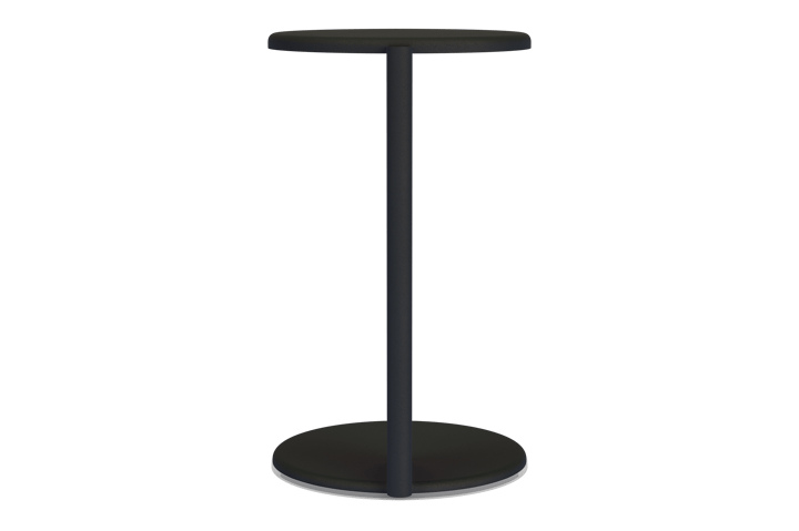 Lolly side table 56 cm, Black grey matte Hem