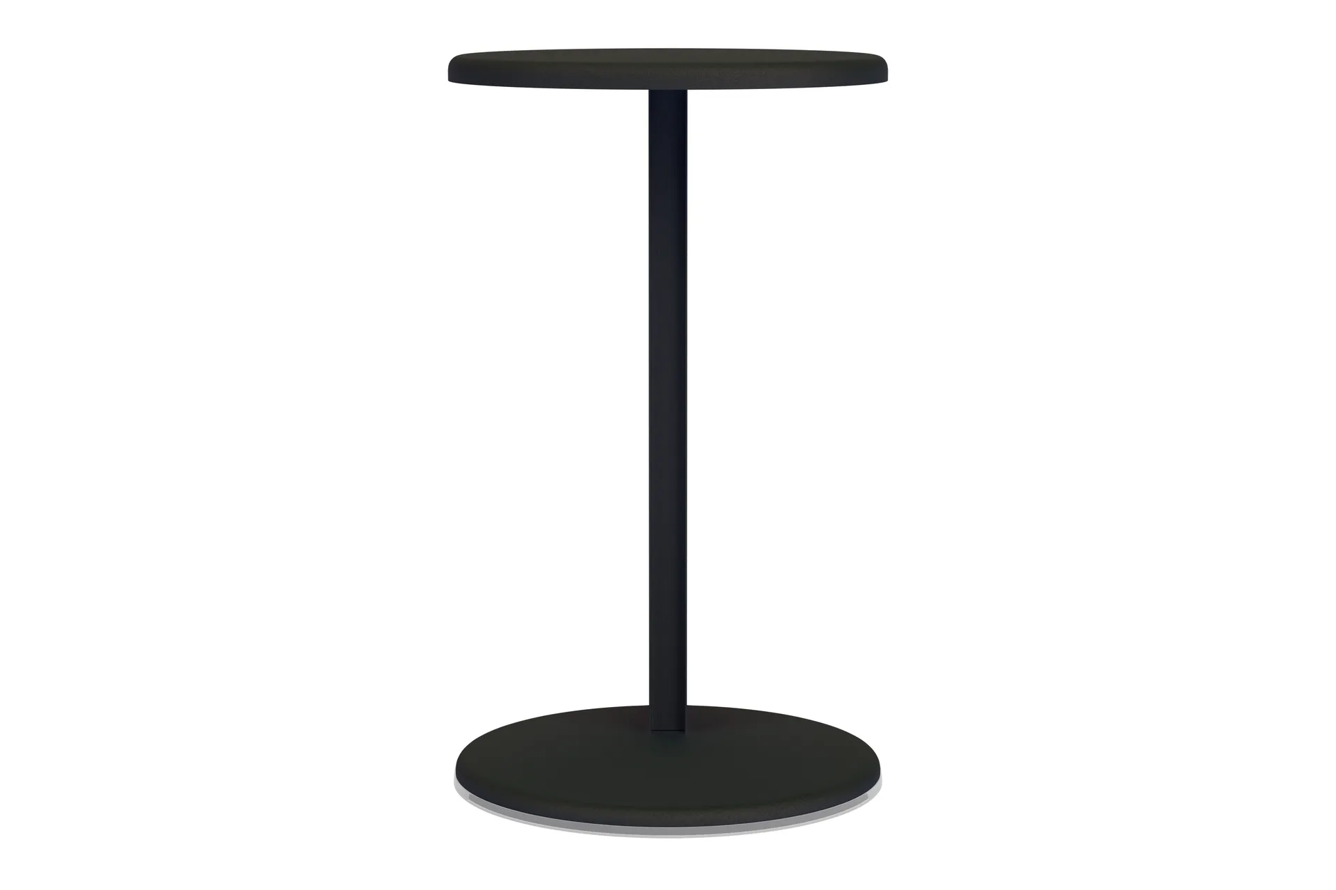 Lolly side table 56 cm, Black grey matte Hem